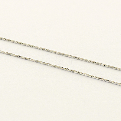 Non-Tarnish 3.28 Feet 304 Stainless Steel Boston Chain X-CHS-R007-0.8mm-1