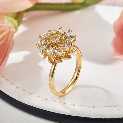 Rotatable Finger Rings for Women RJEW-B115-01G-03-1