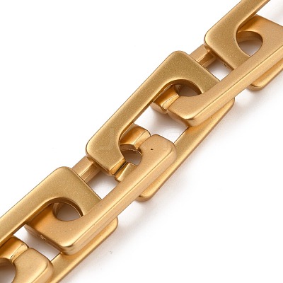 Handmade Opaque Acrylic Cross Chains AJEW-JB00769-01-1