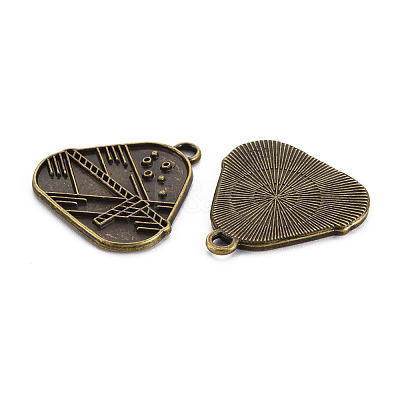 Tibetan Style Alloy Pendant Enamel Settings PALLOY-N160-74AB-1