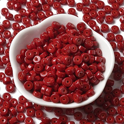 Opaque Colours Glass Seed Beads X-SEED-E001-P3x6mm-13-1