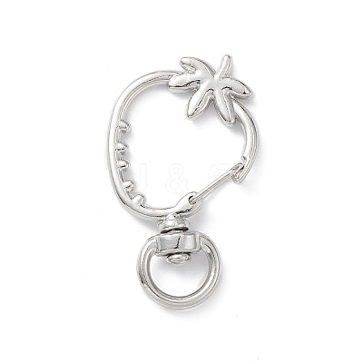 Strawberry Alloy Swivel Clasps FIND-L012-01P-1