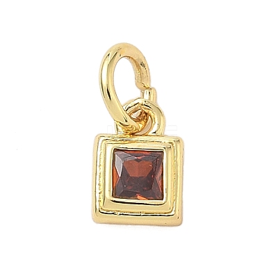 Brass Pave Cubic Zirconia Pendants LS-KK-K368-13G-02-1