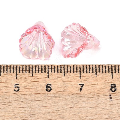 Transparent Acrylic Bead Caps OACR-G054-03H-1