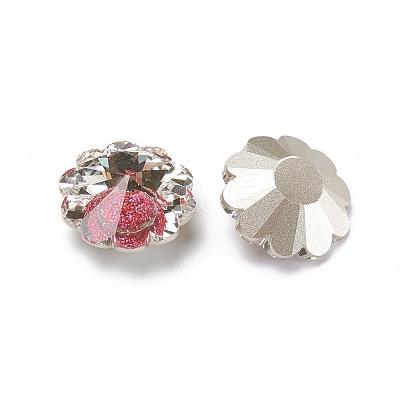 Glass Rhinestone Cabochons RGLA-E018-02-1