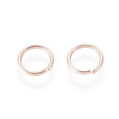 304 Stainless Steel Open Jump Rings STAS-O098-01RG-16-1