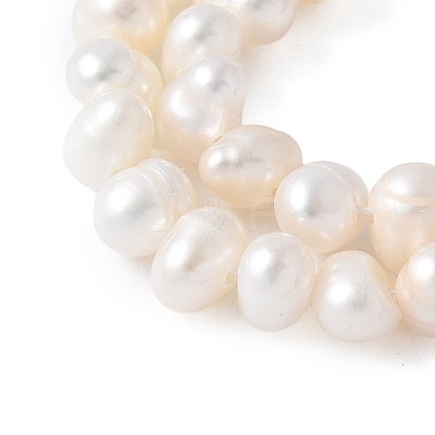 Natural Cultured Freshwater Pearl Beads Strands PEAR-I007-07Q-04A-02-1