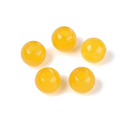 Natural Yellow Agate Beads G-Q602-08A-02-1