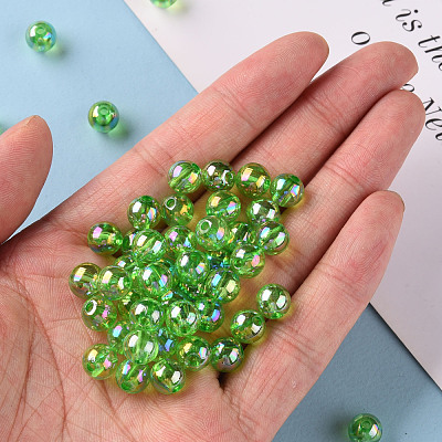 Transparent Acrylic Beads MACR-S370-B8mm-734-1