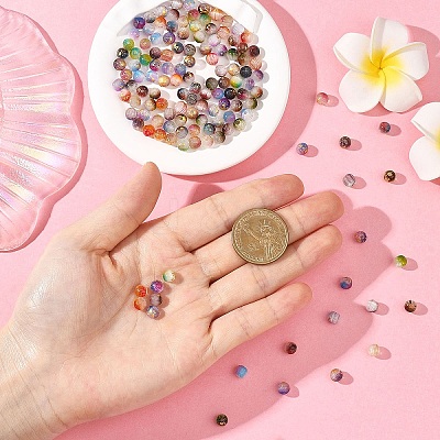 141Pcs 3 Bags Cat Eye Beads CE-YW0001-02A-1