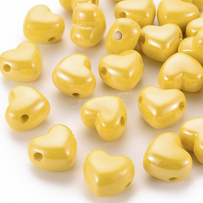 Opaque Acrylic European Beads MACR-S372-03B-81-1