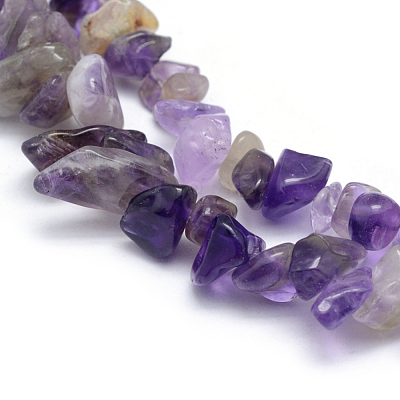 Natural Amethyst Beads Strands X-G-P332-07-1