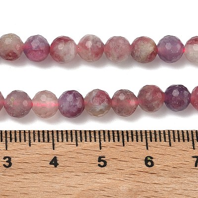 Natural Plum Blossom Tourmaline Beads Strands G-G927-22A-01-1