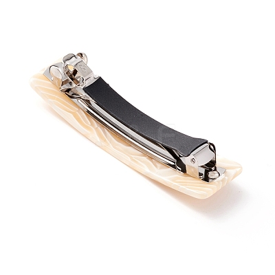 Cellulose Acetate(Resin) Hair Barrette X-PHAR-F012-02B-1