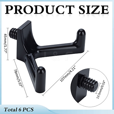 Plastic Hook Hanger AJEW-WH0596-446-1
