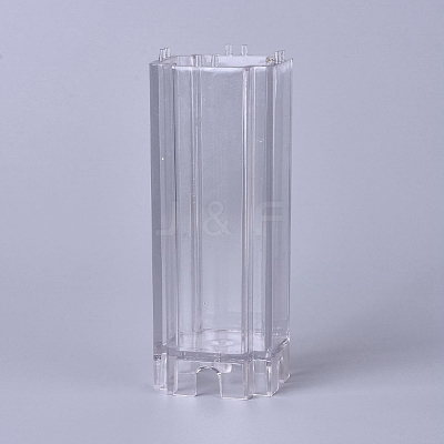 Transparent Plastic Candle Molds LS-AJEW-WH0109-05-1