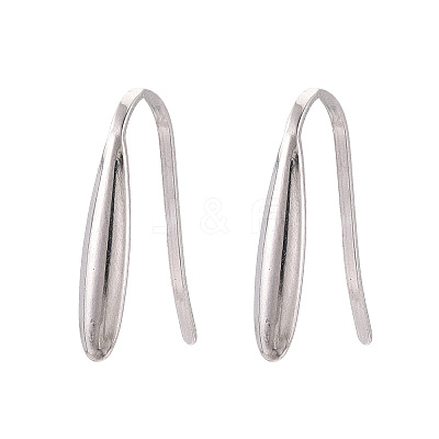 Tarnish Resistant 304 Stainless Steel Earring Hooks X-STAS-K182-24P-1