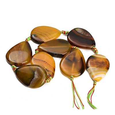 Natural Banded Agate/Striped Agate Beads Strands GG-CBAE0EB-01A-08-1