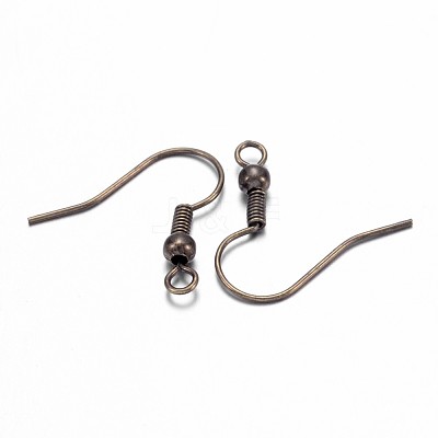 Brass Earring Hooks KK-Q362-AB-NF-1