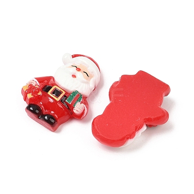 Christmas Opaque Resin Cabochons CRES-Z015-01C-1