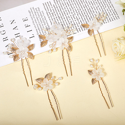 Acyrlic Hair Forks OHAR-WH20005-36G-1