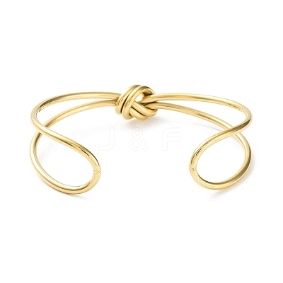 304 Stainless Steel Cuff Bangles BJEW-G685-01E-1