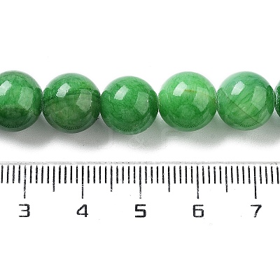 Natural Mashan Jade Round Beads Strands X-G-D263-10mm-XS13-1