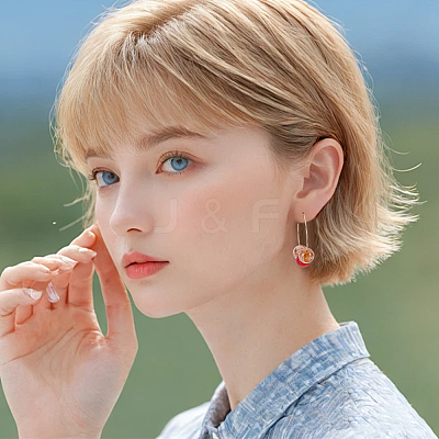 304 Stainless Steel Hoop Earring Settings STAS-UN0015-67-1