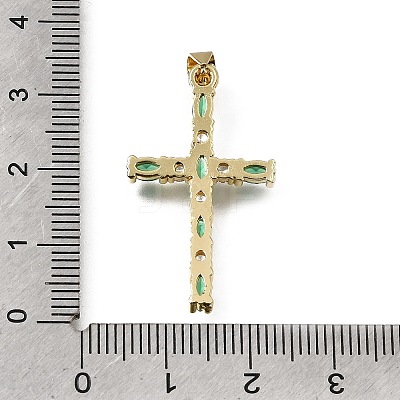 Easter Brass Pave Cubic Zirconia Pendants CU-E002-01C-G05-1