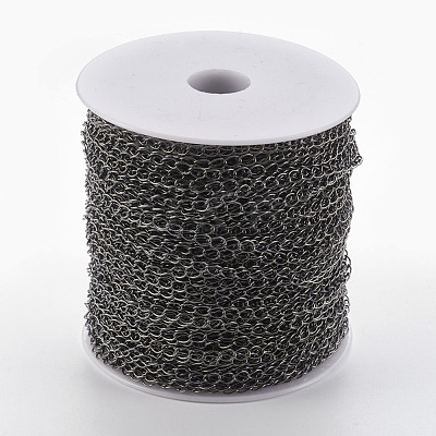 Brass Twisted Chains CHC-Q001-5x4mm-B-1