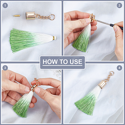 30 Sets 3 Colors Zinc Alloy Cord Ends FIND-ME0001-92-1