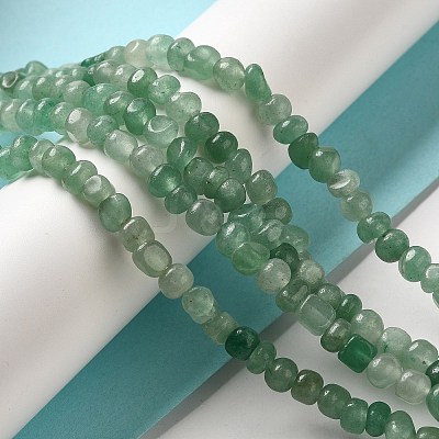Natural Green Aventurine Beads Strands G-D081-A09-1
