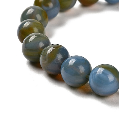 Handmade Lampwork Stretch Bracelets BJEW-R312-02A-04-1