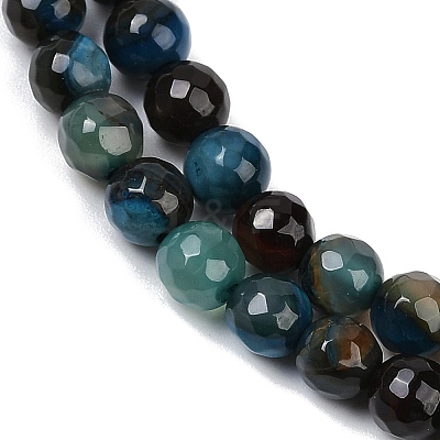 Natural Agate Beads Strands G-C082-A01-25-1