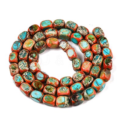Natural Imperial Jasper Beads Strands X-G-N342-62G-1