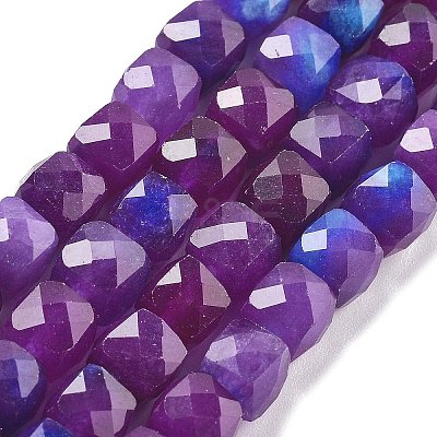 Natural Quartz Imitation Sugilite Beads Strands G-C179-B07-01-1