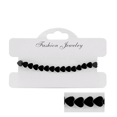 Natural Non-magnetism Hematite Bradided Bead Bracelets for Women Men ZJ6081-3-1