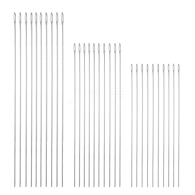 20Pcs Steel Beading Needles STAS-YW0002-91A-1