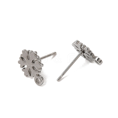 304 Stainless Steel Stud Earring Findings SA-CBAAD0D-07P-1