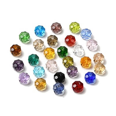Transparent K9 Glass Beads GLAA-E048-02-1