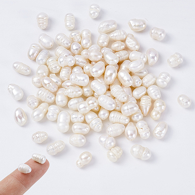 Natural Cultured Freshwater Pearl Beads Strands PEAR-NB0001-46-1