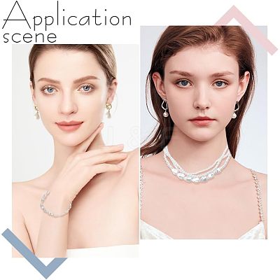 12 Sets 12 Styles ABS Plastic Imitation Pearl Beads FIND-AR0005-25-1
