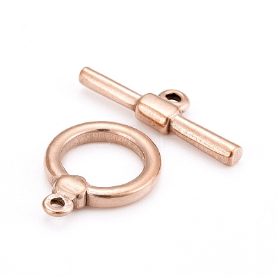Ion Plating(IP) 304 Stainless Steel Toggle Clasps STAS-D142-04A-RG-1