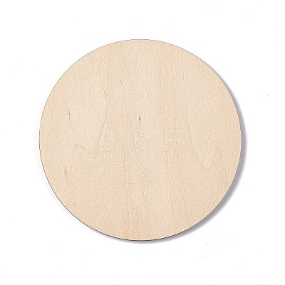 Wooden Carved Cup Mats AJEW-P103-01C-1