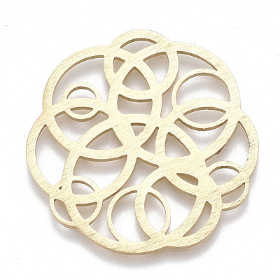 Aluminium Filigree Joiners Links ALUM-T001-122G-1