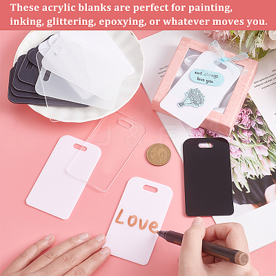 18Pcs 3 Colors Acrylic Big Pendants DIY-GA0005-67-1