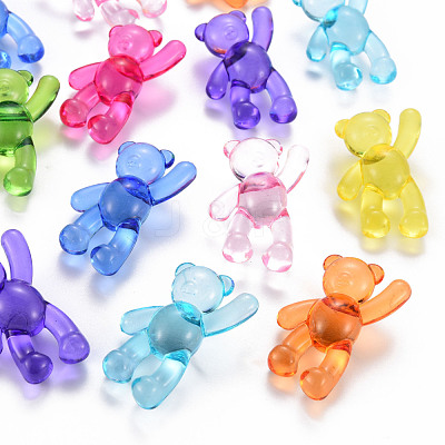 Transparent Acrylic Beads MACR-S373-01B-1