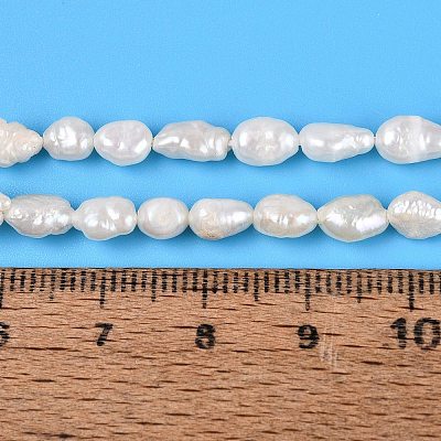 Natural Baroque Keshi Pearl Beads Strands LS-PEAR-N031-01B-1