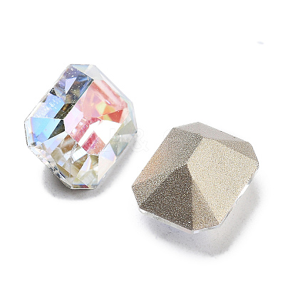 K9 Glass Rhinestone Cabochons GLAA-H034-07D-001LA-1