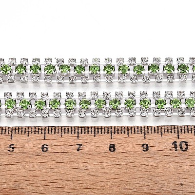Iron Rhinestone Cup Chains CH-T006-04S-06-1